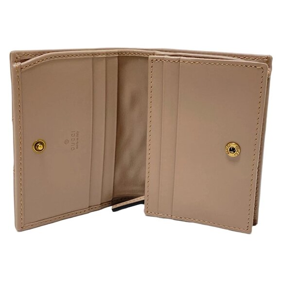 GUCCI GG Marmont Leather Bifold Wallet bran358-100425 - Picture 4 of 5